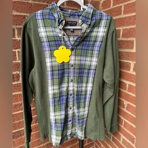 Upcycled Handmade Flannel Tee